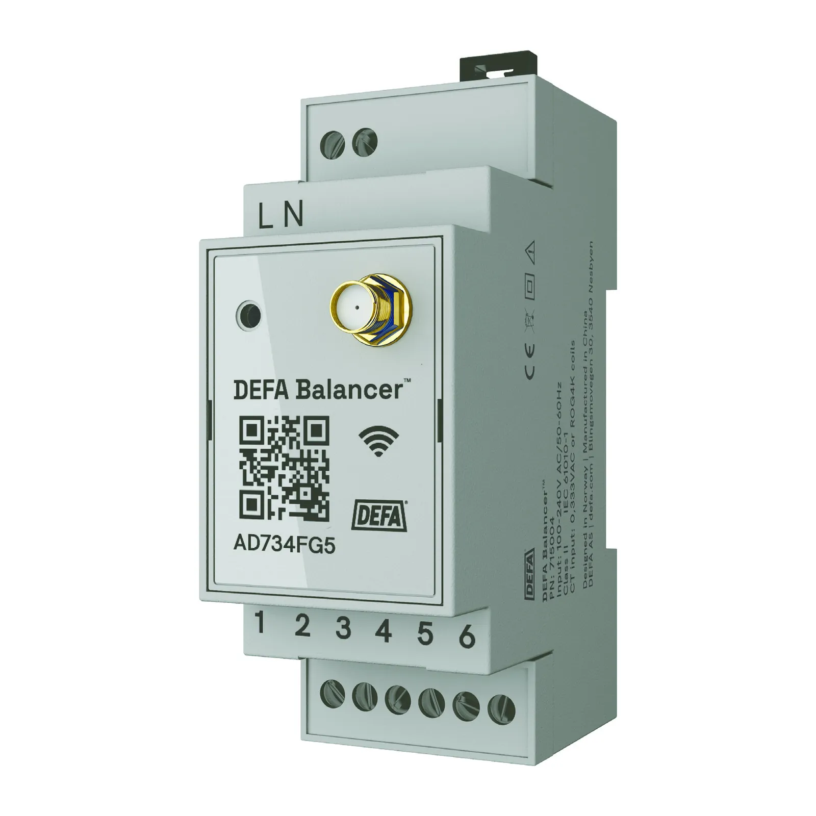 DEFA Balancer S load balancing unit for DIN rail